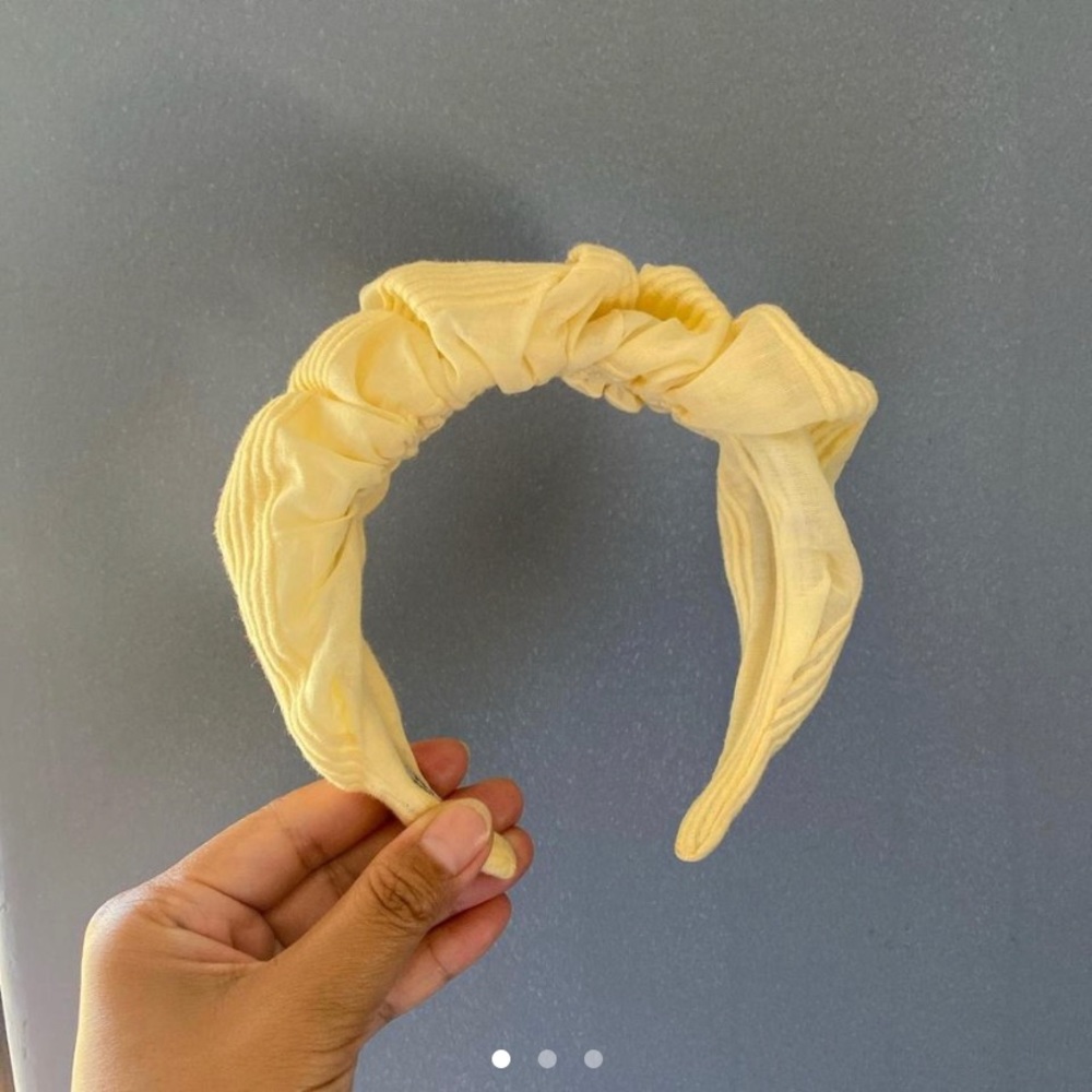 Fly by Night Headband / Crown. Yellow.